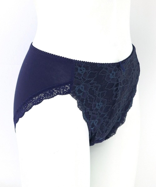 fran de lingerie（フランデランジェリー）の「fran SanitaryShorts サニタリーショーツ レギュラーウィング対応（ショーツ・レディース・サックスブルー/グレー/ネイビー/ピンク/クリアブラック/ミント/サーモンピンク/ブラック/ダークブルー・L/M/LL/S/3L）」の16枚目の写真