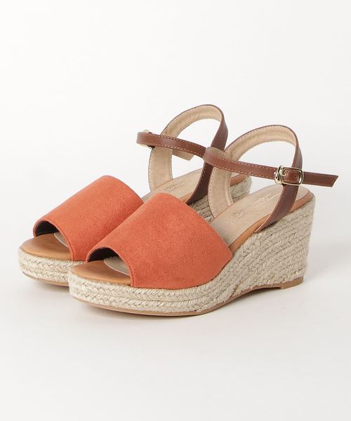 ikka（イッカ）の「ノンストジュートサンダル（サンダル・レディース・ブラック/オレンジ/グリーン・L/M）」の3枚目の写真