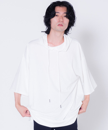 GGD SELECT / ビッグシルエット 半袖スウェットパーカー
