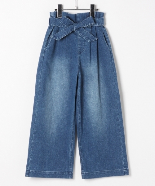 GLOBAL WORK（グローバルワーク）の「【ジュニア】リボンデニムワイド