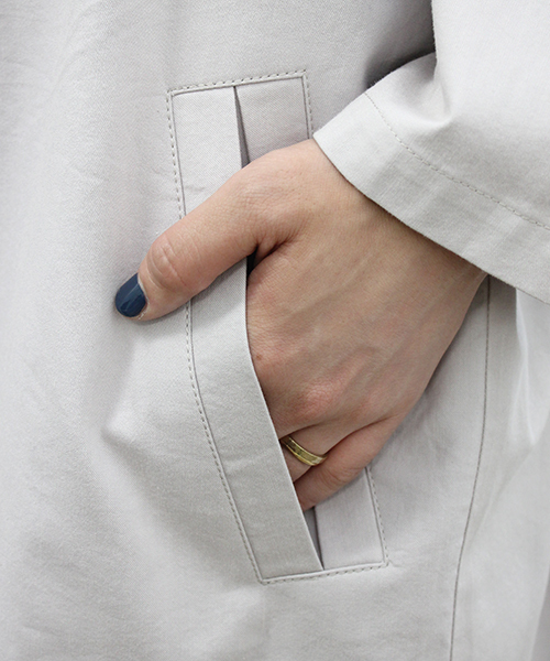 Kastane(カスタネ)の「Kastane magazine jacket(その他アウター・レディース・ライトグレー/チャコールグレー/カーキ・FREE)」の9枚目の写真