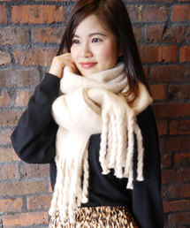 CORNERS | 三つ編みフリンジマフラー(マフラー)