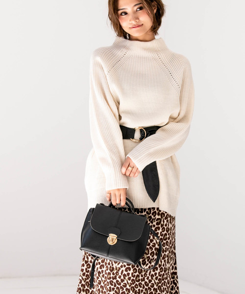 Edit Sheen（エディットシーン）の「フラップショルダーバッグ（ショルダーバッグ・レディース・ブラック/グレー/ボルドー・FREE）」の17枚目の写真