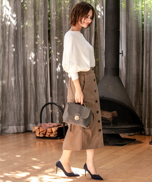 Edit Sheen（エディットシーン）の「フラップショルダーバッグ（ショルダーバッグ・レディース・ブラック/グレー/ボルドー・FREE）」の14枚目の写真