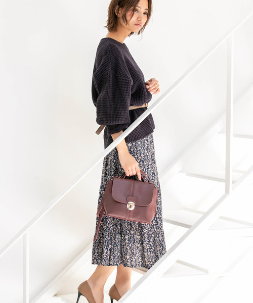 Edit Sheen（エディットシーン）の「フラップショルダーバッグ（ショルダーバッグ・レディース・ブラック/グレー/ボルドー・FREE）」の19枚目の写真