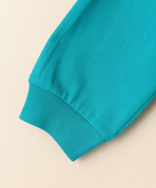 HANES(ヘインズ)の「【キッズ】〔別注〕Hanes(ヘインズ)BEEFY Tシャツロングスリーブ(Tシャツ/カットソー・キッズ・グレー/ベージュ/ライトブルー/ダークグリーン・110cm/120cm/130cm/100cm)」の7枚目の写真