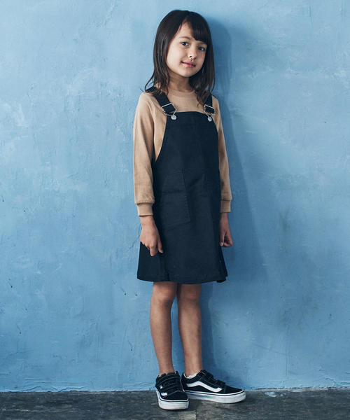 HANES(ヘインズ)の「【キッズ】〔別注〕Hanes(ヘインズ)BEEFY Tシャツロングスリーブ(Tシャツ/カットソー・キッズ・グレー/ベージュ/ライトブルー/ダークグリーン・110cm/120cm/130cm/100cm)」の13枚目の写真