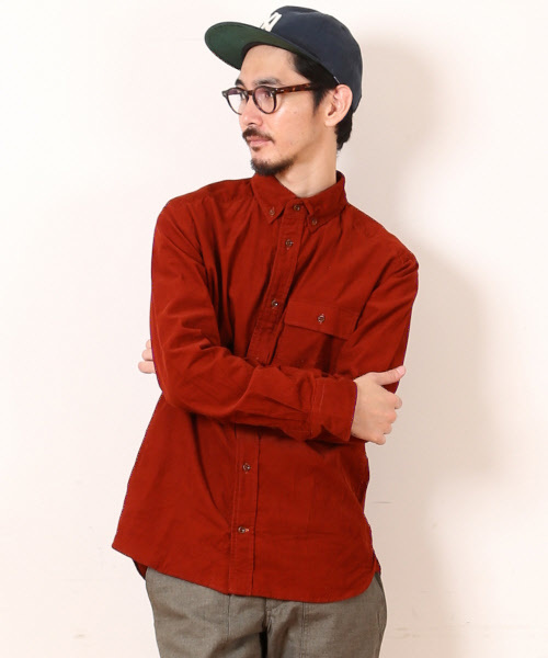 MYSELF ABAHOUSE(マイセルフアバハウス)の「21Wコーディロイ(シャツ/ブラウス・メンズ・ホワイト/イエロー/ブラウン系その他・MEDIUM/SMALL/LARGE/XX-LARGE)」の1枚目の写真