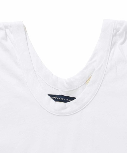 Levi's Made & Crafted（リーバイスメイドアンドクラフテッド）の「LEVI'S(R) MADE & CRAFTED(R) ノースリーブトップス BRIGHT WHITE（タンクトップ・レディース・マルチ・S/XS）」の5枚目の写真