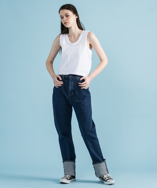 Levi's Made & Crafted（リーバイスメイドアンドクラフテッド）の「LEVI'S(R) MADE & CRAFTED(R) ノースリーブトップス BRIGHT WHITE（タンクトップ・レディース・マルチ・S/XS）」の8枚目の写真