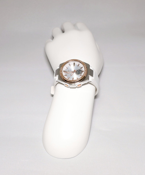 【美品】Baby-G baby-g ✨️電波ソーラー ✨️ホワイト×ゴールド msg-w200-7ajf.jpg