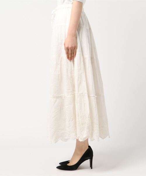 axes femme（アクシーズファム）の「インド綿ティアードスカート