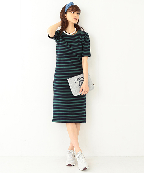 Ray BEAMS（レイビームス）の「◎Ray BEAMS / スウェット クラッチバッグ（クラッチバッグ・レディース・グレー/グリーン/ブルー/ネイビー・ONE SIZE）」の12枚目の写真