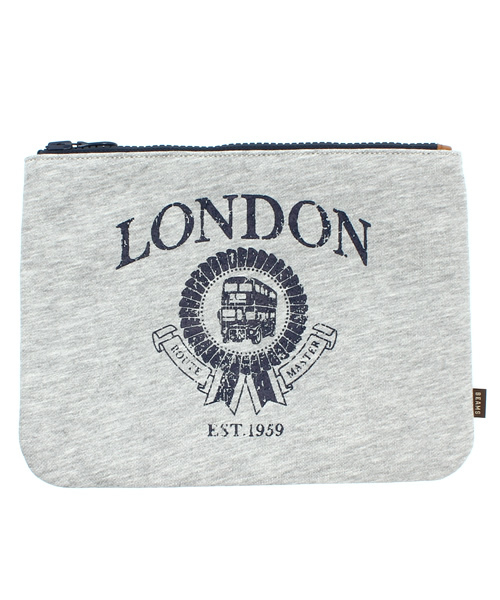 Ray BEAMS（レイビームス）の「◎Ray BEAMS / スウェット クラッチバッグ（クラッチバッグ・レディース・グレー/グリーン/ブルー/ネイビー・ONE SIZE）」の11枚目の写真