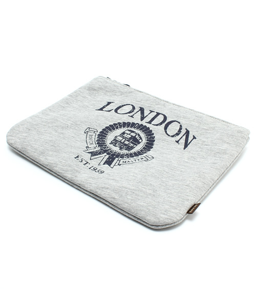 Ray BEAMS（レイビームス）の「◎Ray BEAMS / スウェット クラッチバッグ（クラッチバッグ・レディース・グレー/グリーン/ブルー/ネイビー・ONE SIZE）」の6枚目の写真