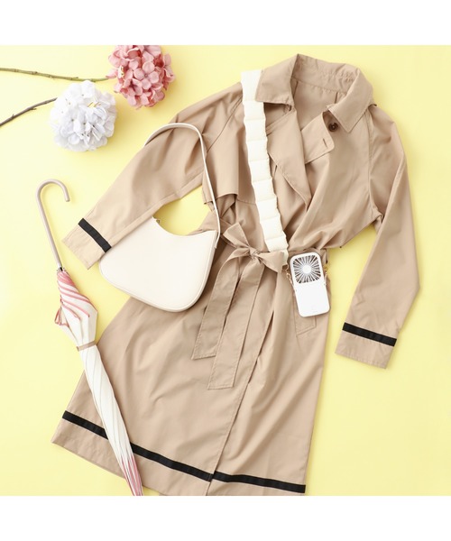 セール】アネロ レイントレンチコート ベージュ(レインコート セール】アネロ レイントレンチコート ベージュ(レインコート