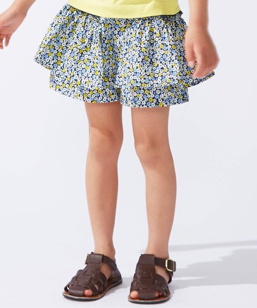 apres les cours(アプレレクール)の「フリルキュロットパンツ(その他パンツ・キッズ・ブラウン/ドット/その他3・130/110/100/120/90/80/140)」の2枚目の写真