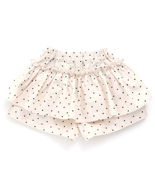 apres les cours(アプレレクール)の「フリルキュロットパンツ(その他パンツ・キッズ・ブラウン/ドット/その他3・130/110/100/120/90/80/140)」の6枚目の写真