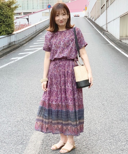 fredy repit(フレディレピ)の「インドプリント切替ブラウス(シャツ/ブラウス・レディース・グリーン系その他/ピンク系その他・38)」の8枚目の写真
