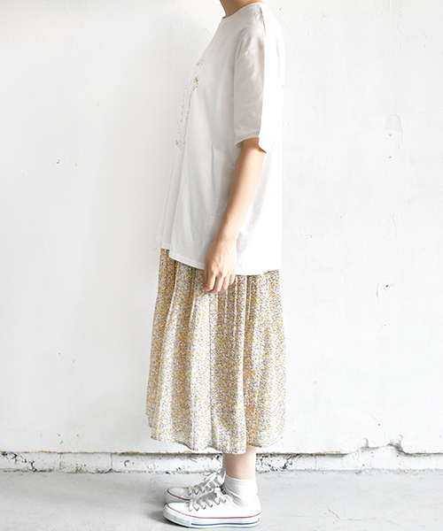 PairPair（ペアペア）の「男の子＆女の子アソートプリントTシャツ(ユニセックスアイテム)（Tシャツ/カットソー・レディース・ベージュ/ホワイト/ネイビー/ブルー/ライトベージュ/ホワイト系その他・FREE）」の7枚目の写真