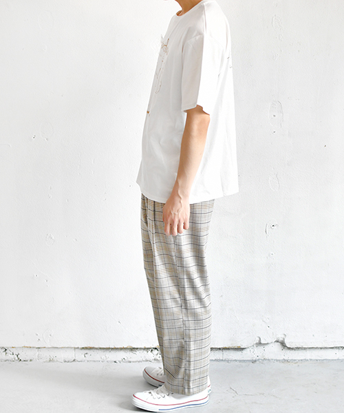 PairPair（ペアペア）の「男の子＆女の子アソートプリントTシャツ(ユニセックスアイテム)（Tシャツ/カットソー・レディース・ベージュ/ホワイト/ネイビー/ブルー/ライトベージュ/ホワイト系その他・FREE）」の8枚目の写真