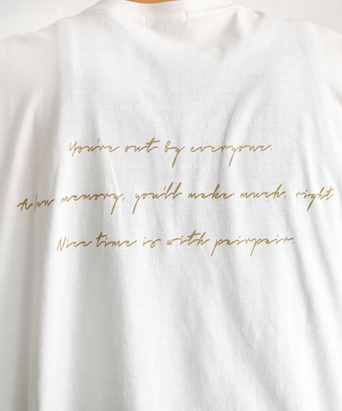 PairPair（ペアペア）の「男の子＆女の子アソートプリントTシャツ(ユニセックスアイテム)（Tシャツ/カットソー・レディース・ベージュ/ホワイト/ネイビー/ブルー/ライトベージュ/ホワイト系その他・FREE）」の21枚目の写真