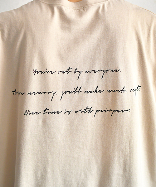 PairPair（ペアペア）の「男の子＆女の子アソートプリントTシャツ(ユニセックスアイテム)（Tシャツ/カットソー・レディース・ベージュ/ホワイト/ネイビー/ブルー/ライトベージュ/ホワイト系その他・FREE）」の16枚目の写真