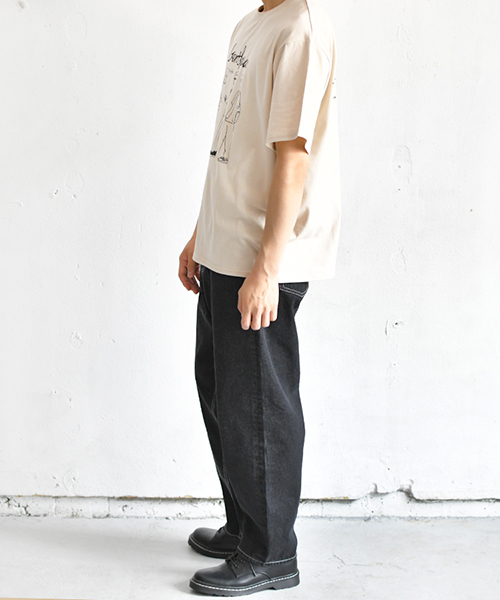 PairPair（ペアペア）の「男の子＆女の子アソートプリントTシャツ(ユニセックスアイテム)（Tシャツ/カットソー・レディース・ベージュ/ホワイト/ネイビー/ブルー/ライトベージュ/ホワイト系その他・FREE）」の10枚目の写真