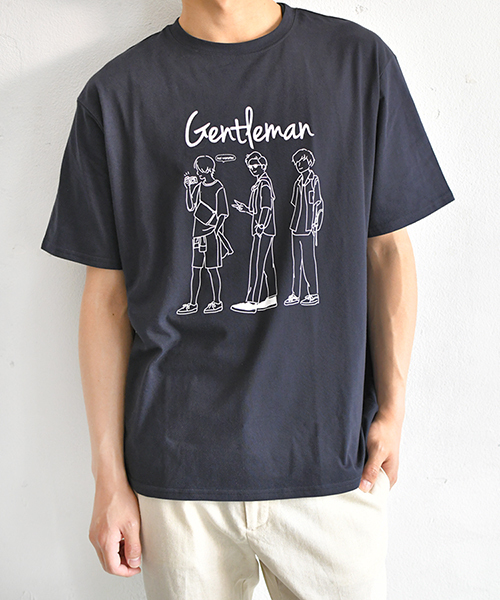 PairPair（ペアペア）の「男の子＆女の子アソートプリントTシャツ(ユニセックスアイテム)（Tシャツ/カットソー・レディース・ベージュ/ホワイト/ネイビー/ブルー/ライトベージュ/ホワイト系その他・FREE）」の18枚目の写真