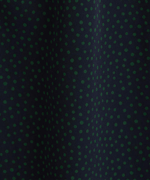 green label relaxing(グリーンレーベルリラクシング)の「FFC ランダム ドット Vネック ショートスリーブ ワンピース(ワンピース・レディース・ブラック/ネイビー・FREE)」の8枚目の写真