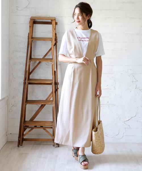 Doula Doula(ドゥーラドゥーラ)の「2WAYウエストリボン オールインワン サロペット ワンピース(ワンピース・レディース・ブラック/ネイビー/ブルー系その他/ベージュ/カーキ/グリーン系その他/ブラック系その他/ベージュ系その他・FREE)」の9枚目の写真
