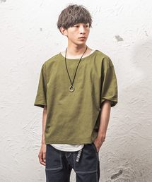 MinoriTY | 綿麻ビッグシルエットプルオーバーシャツ(Tシャツ/カットソー)