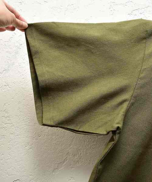 MinoriTY(マイノリティ)の「綿麻ビッグシルエットプルオーバーシャツ(Tシャツ/カットソー・メンズ・ブラック/ベージュ/ネイビー/カーキ/チャコール・M/L)」の13枚目の写真