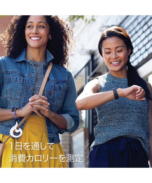 Fitbit（フィットビット）の「【Fitbit】フィットビット フィットネストラッカー charge3（アナログ腕時計・レディース・ブラック/ブルーグレー・FREE）」の14枚目の写真