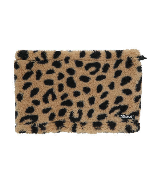 X-girl（エックスガール）の「FLUFFY NECK WARMER（ネックウォーマー/スヌード・レディース・ホワイト/マルチ/ブラック/ベージュ/レッド/パープル・ONE SIZE）」の6枚目の写真