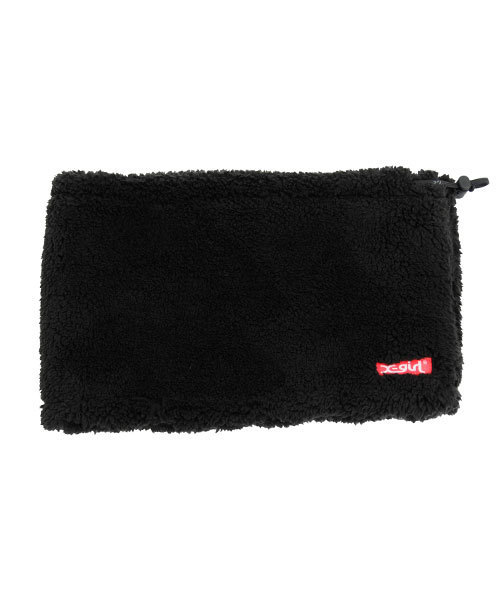 X-girl（エックスガール）の「FLUFFY NECK WARMER（ネックウォーマー/スヌード・レディース・ホワイト/マルチ/ブラック/ベージュ/レッド/パープル・ONE SIZE）」の3枚目の写真