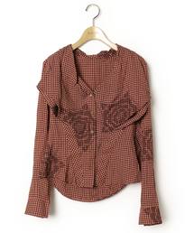 Vivienne Westwood red label�i���B���B�A�� �E�G�X�g�E�b�h���b�h���[�x���j�̌Ò��u�`�F�b�N�������u���E�X�i�V���c/�u���E�X�j�v