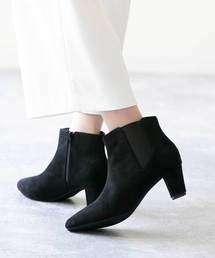 menue（メヌエ）の「ポインテッドトゥ サイドゴア ブーツ（ブーツ・レディース）」