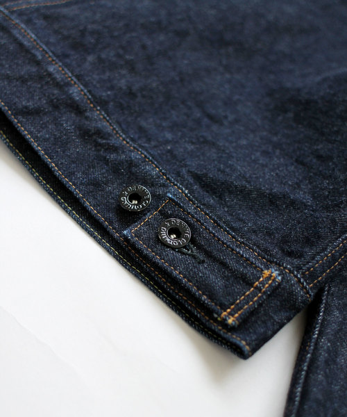 Denime（ドゥニーム）の「【MADE IN JAPAN】14.5oz ルーズ 1ST デニムジャケット WW2（デニムジャケット・メンズ・インディゴブルー・SMALL/MEDIUM/LARGE/X-LARGE）」の7枚目の写真