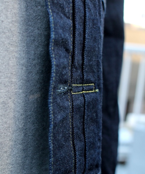 Denime（ドゥニーム）の「【MADE IN JAPAN】14.5oz ルーズ 1ST デニムジャケット WW2（デニムジャケット・メンズ・インディゴブルー・SMALL/MEDIUM/LARGE/X-LARGE）」の16枚目の写真