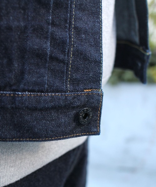 Denime（ドゥニーム）の「【MADE IN JAPAN】14.5oz ルーズ 1ST デニムジャケット WW2（デニムジャケット・メンズ・インディゴブルー・SMALL/MEDIUM/LARGE/X-LARGE）」の17枚目の写真