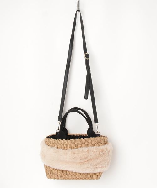 ファーカゴバッグ かごバッグ Flower フラワー のファッション通販 Zozotown