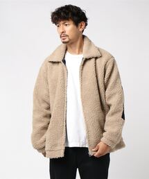 STYLEBLOCK（スタイルブロック）の「バックロゴビッグシルエットシープボアブルゾン（ブルゾン）」