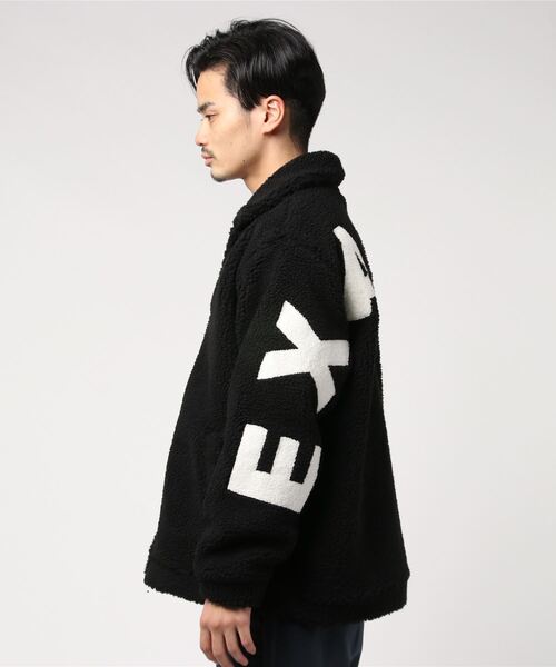 STYLEBLOCK（スタイルブロック）の「バックロゴビッグシルエットシープボアブルゾン（ブルゾン・メンズ・ベージュ/タン/ブラック・M/L）」の6枚目の写真