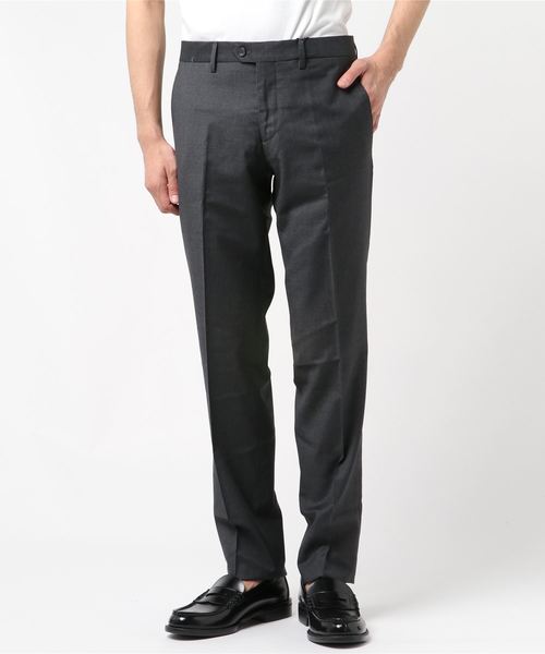 ABAHOUSE(アバハウス)の「【KAMAR】 ノータックパンツ(スラックス・メンズ・チャコールグレー/グレー・44/46/48/50)」の1枚目の写真