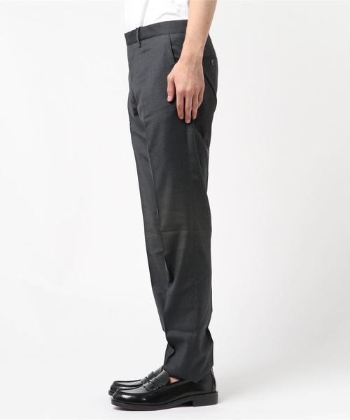 ABAHOUSE(アバハウス)の「【KAMAR】 ノータックパンツ(スラックス・メンズ・チャコールグレー/グレー・44/46/48/50)」の3枚目の写真