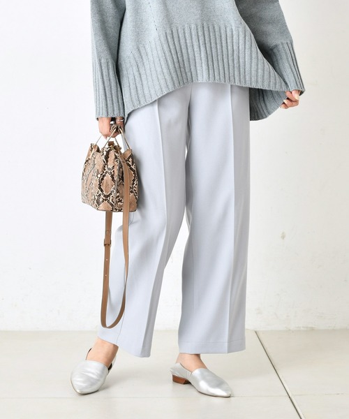 DouDou(ドゥドゥ)の「NEWウールライクセンプレ2(その他パンツ・レディース・ブラウン/ピンク/サックスブルー/グリーン/ピンク系その他・38/36)」の3枚目の写真