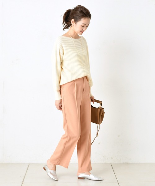 DouDou(ドゥドゥ)の「NEWウールライクセンプレ2(その他パンツ・レディース・ブラウン/ピンク/サックスブルー/グリーン/ピンク系その他・38/36)」の16枚目の写真