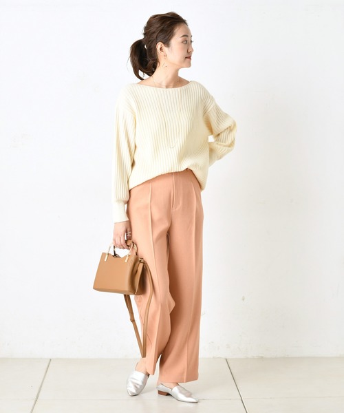 DouDou(ドゥドゥ)の「NEWウールライクセンプレ2(その他パンツ・レディース・ブラウン/ピンク/サックスブルー/グリーン/ピンク系その他・38/36)」の10枚目の写真