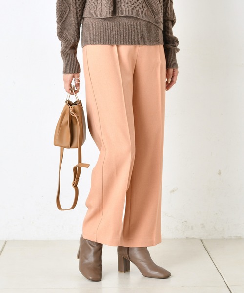 DouDou(ドゥドゥ)の「NEWウールライクセンプレ2(その他パンツ・レディース・ブラウン/ピンク/サックスブルー/グリーン/ピンク系その他・38/36)」の17枚目の写真